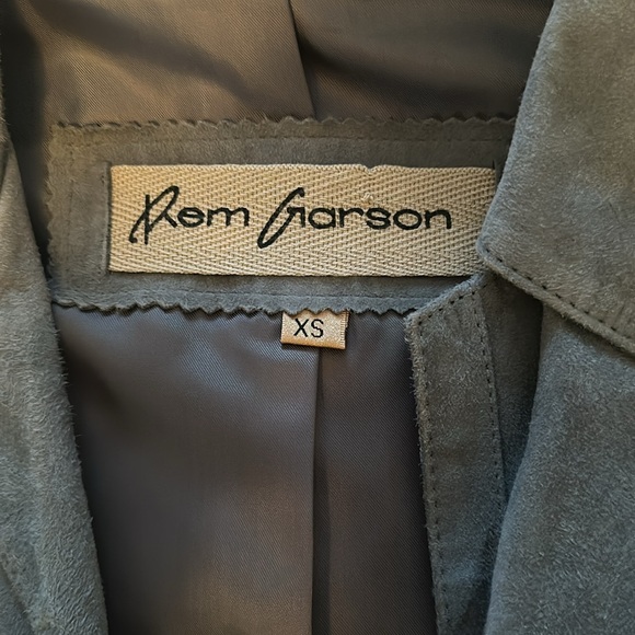 Rem Garson Suade Leather Jacket sz XS - Picture 2 of 4